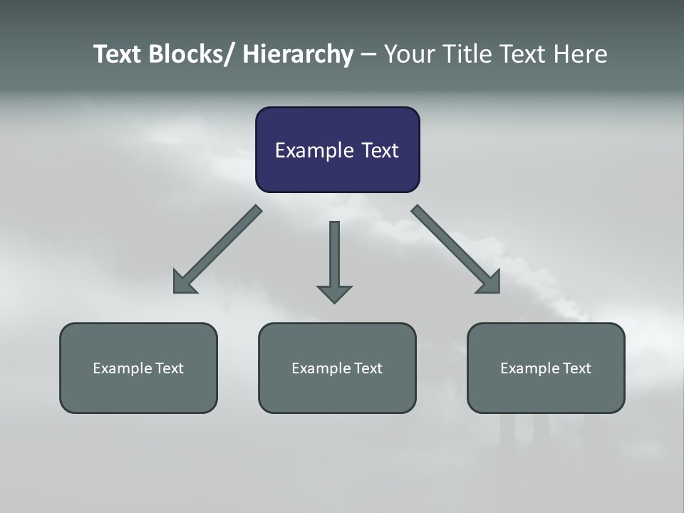 Pollution Industry Crisis PowerPoint Template