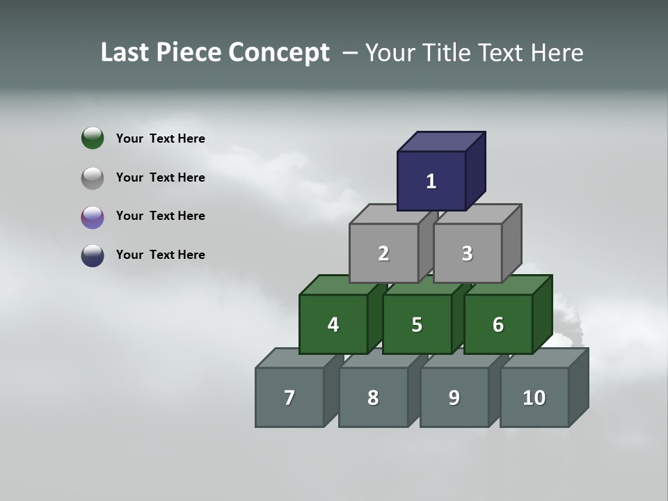 Pollution Industry Crisis PowerPoint Template