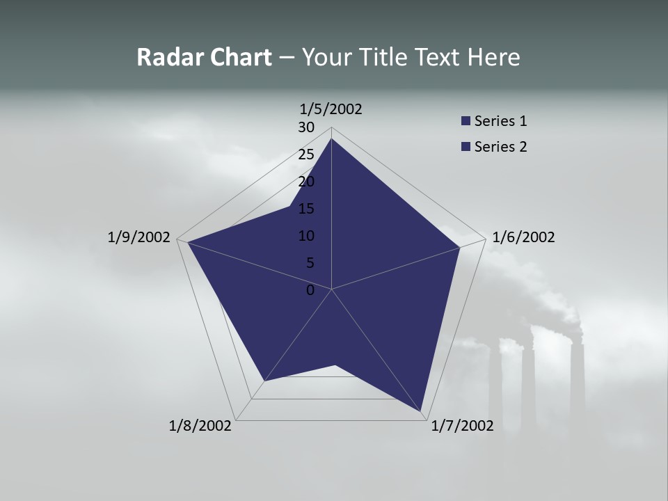 Pollution Industry Crisis PowerPoint Template