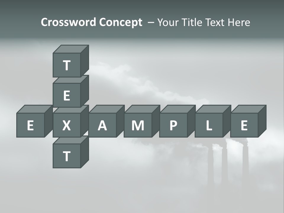 Pollution Industry Crisis PowerPoint Template