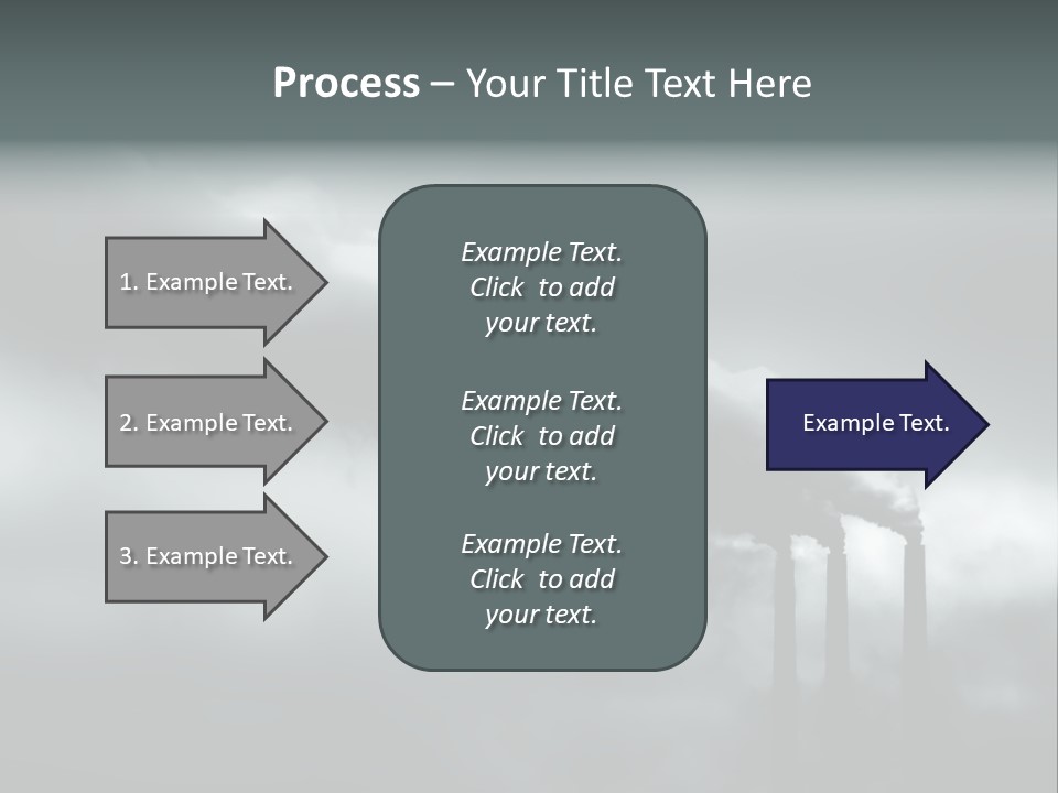 Pollution Industry Crisis PowerPoint Template