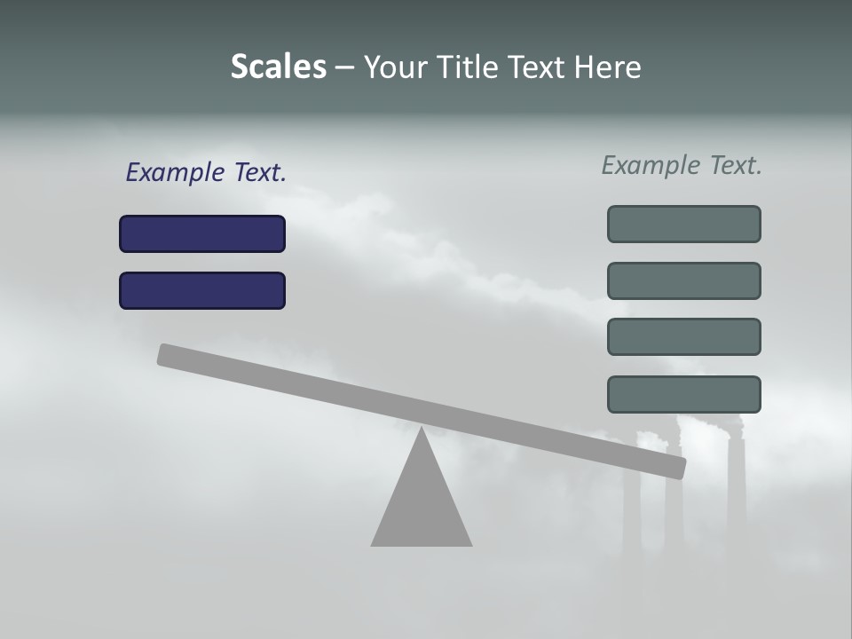 Pollution Industry Crisis PowerPoint Template