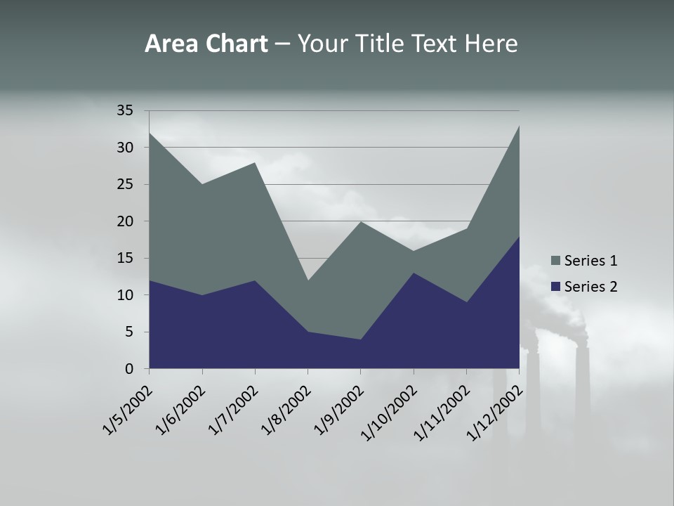 Pollution Industry Crisis PowerPoint Template