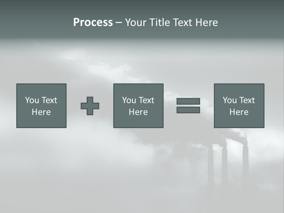 Pollution Industry Crisis PowerPoint Template