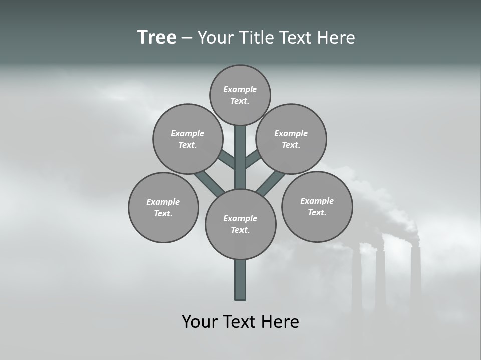Pollution Industry Crisis PowerPoint Template