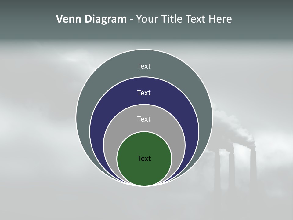 Pollution Industry Crisis PowerPoint Template