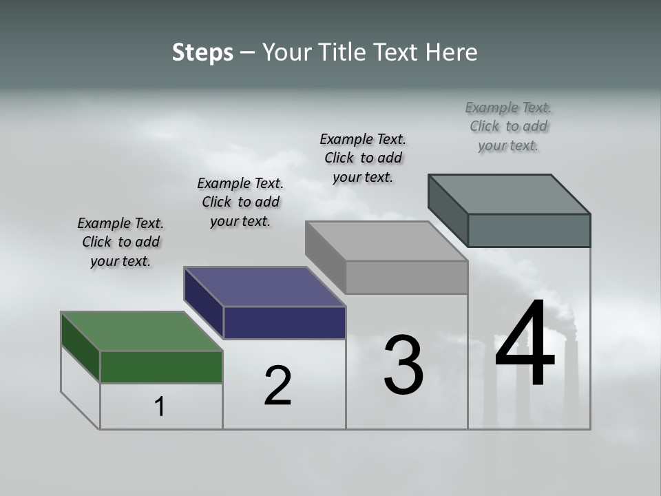 Pollution Industry Crisis PowerPoint Template