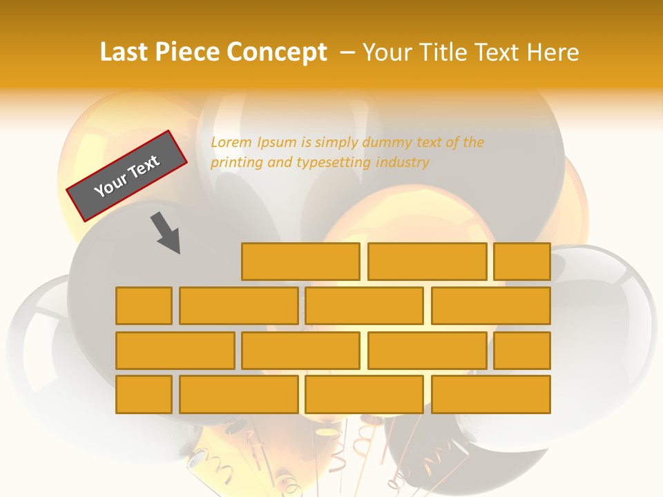 Card Bunch Render PowerPoint Template