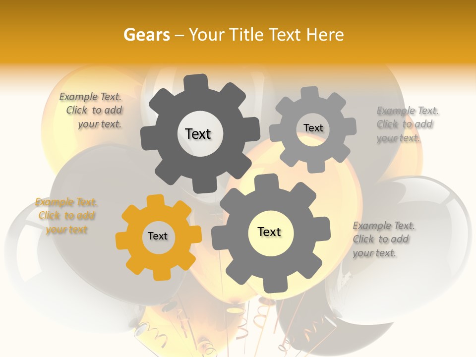 Card Bunch Render PowerPoint Template