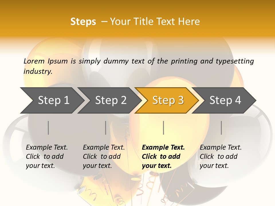 Card Bunch Render PowerPoint Template