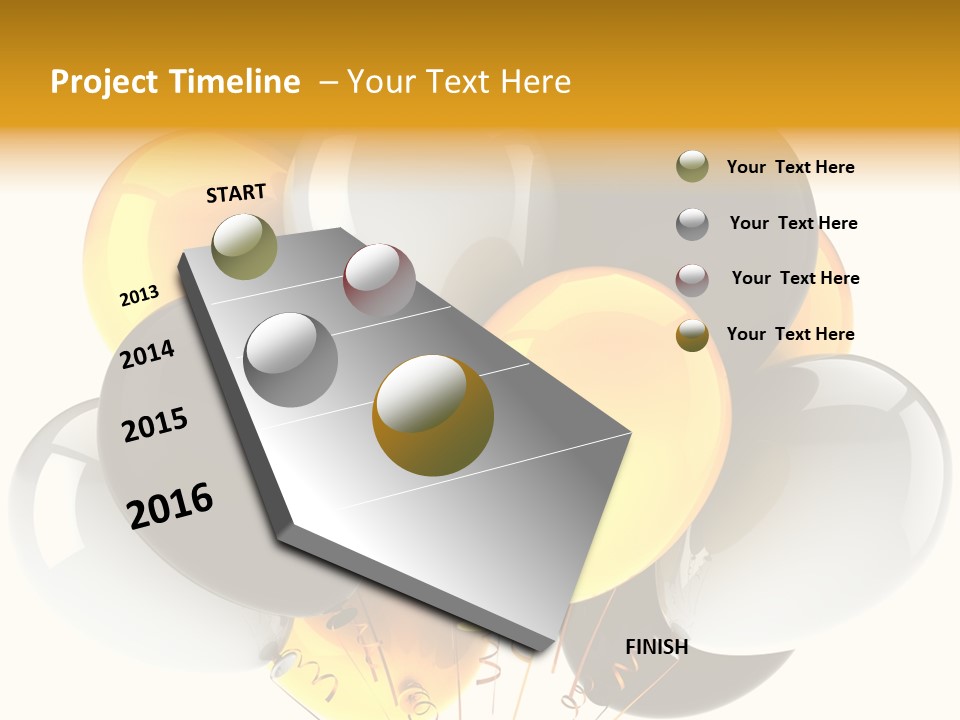 Card Bunch Render PowerPoint Template