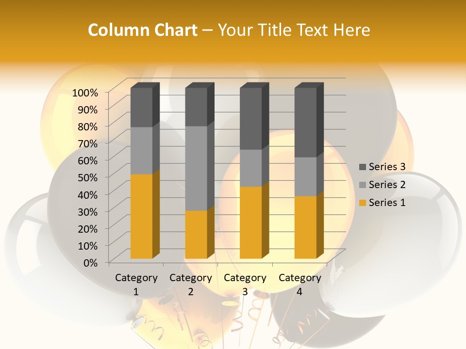 Card Bunch Render PowerPoint Template