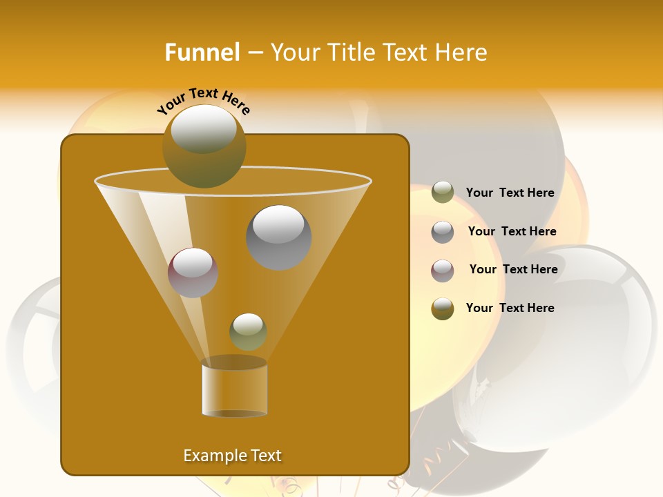 Card Bunch Render PowerPoint Template