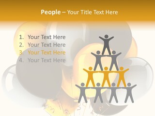 Card Bunch Render PowerPoint Template
