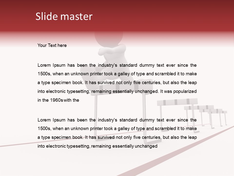 Image Run Competition PowerPoint Template