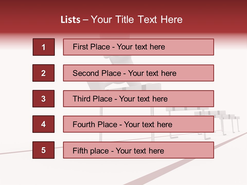 Image Run Competition PowerPoint Template