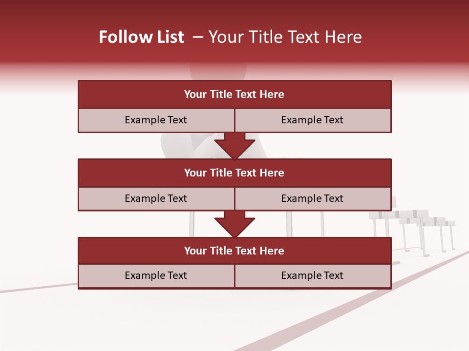 Image Run Competition PowerPoint Template
