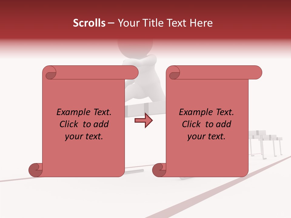 Image Run Competition PowerPoint Template