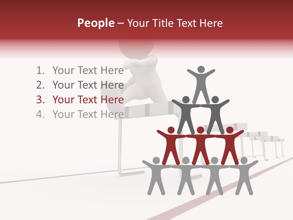 Image Run Competition PowerPoint Template