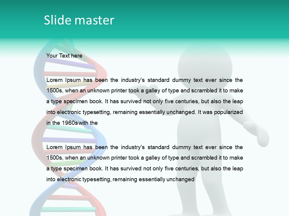 Blue Illustration Composite PowerPoint Template