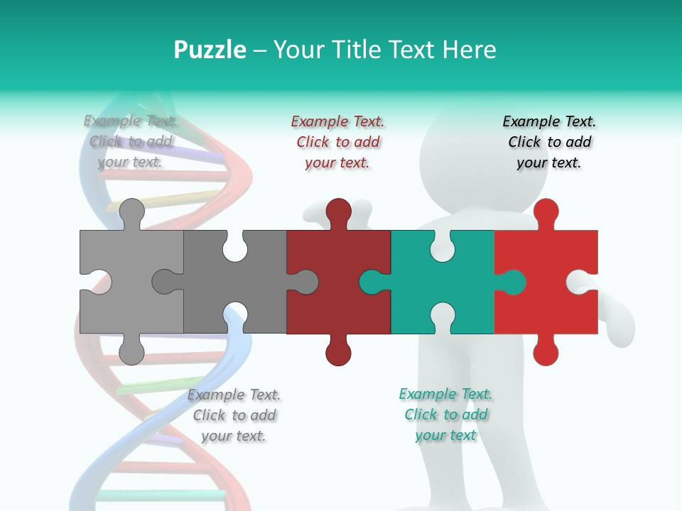 Blue Illustration Composite PowerPoint Template