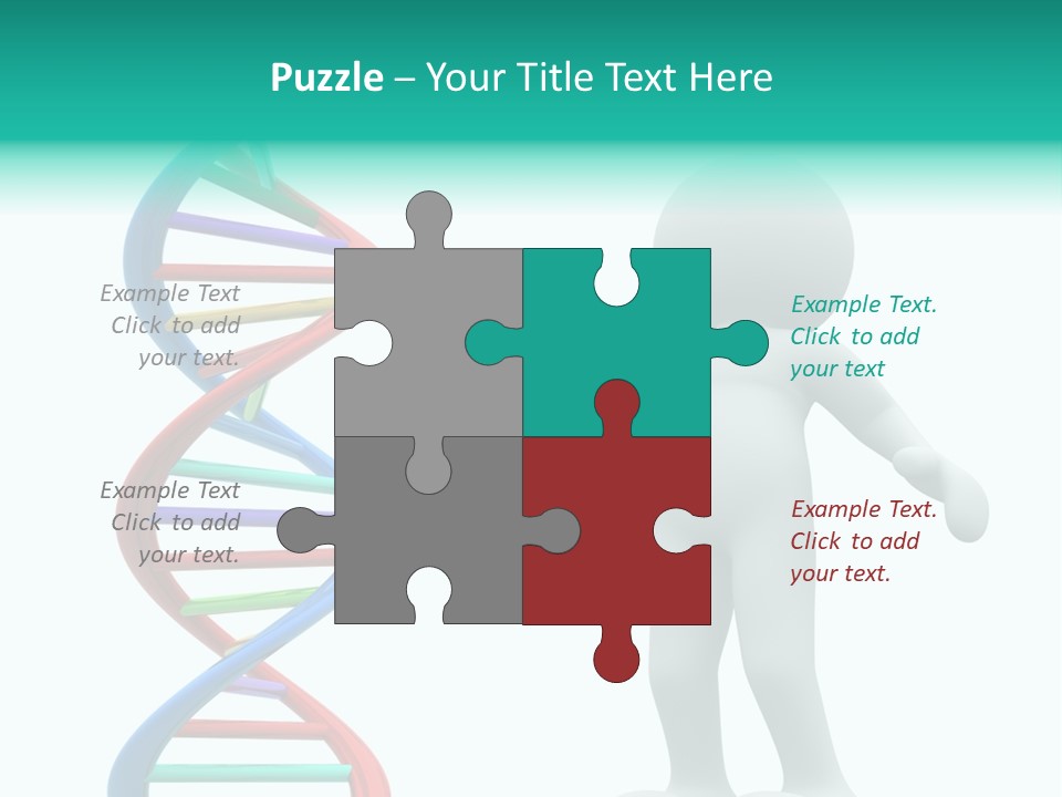 Blue Illustration Composite PowerPoint Template