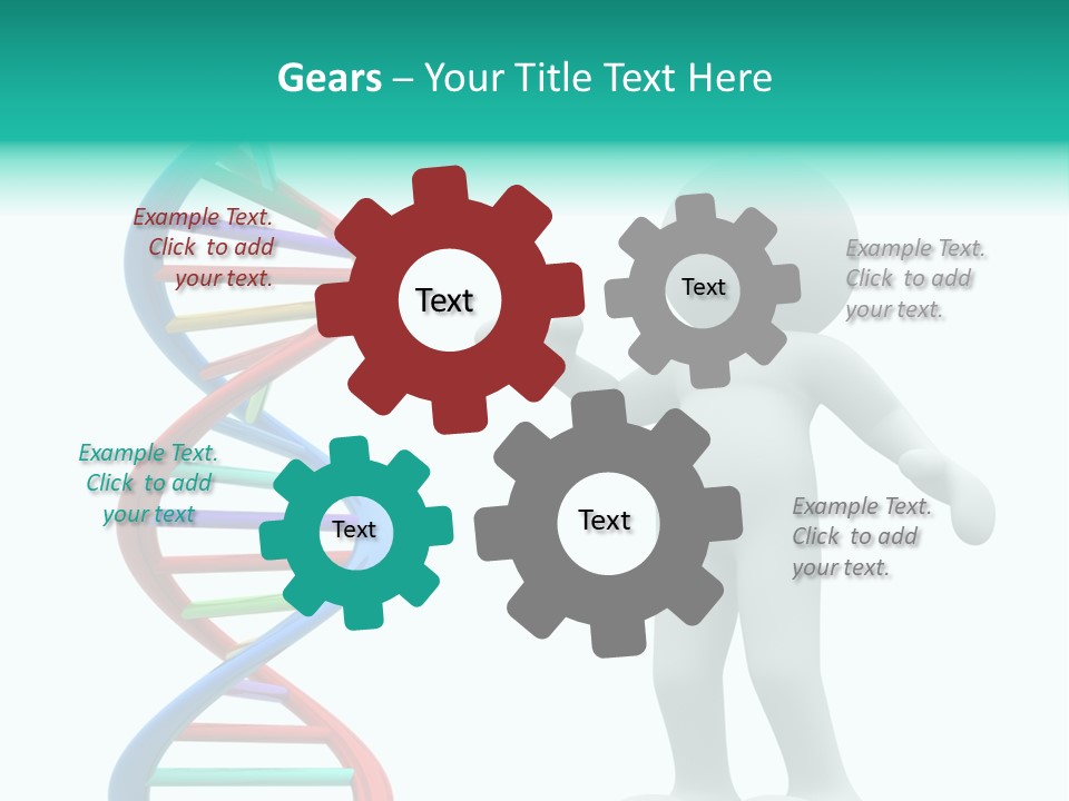 Blue Illustration Composite PowerPoint Template