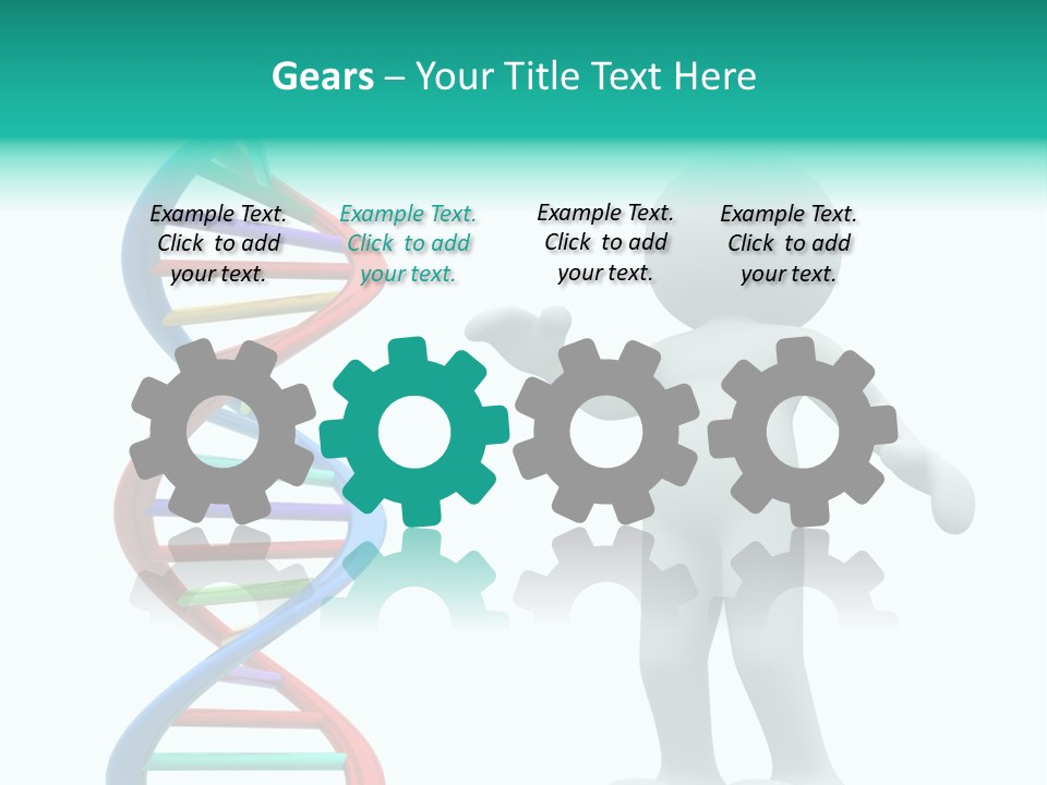 Blue Illustration Composite PowerPoint Template