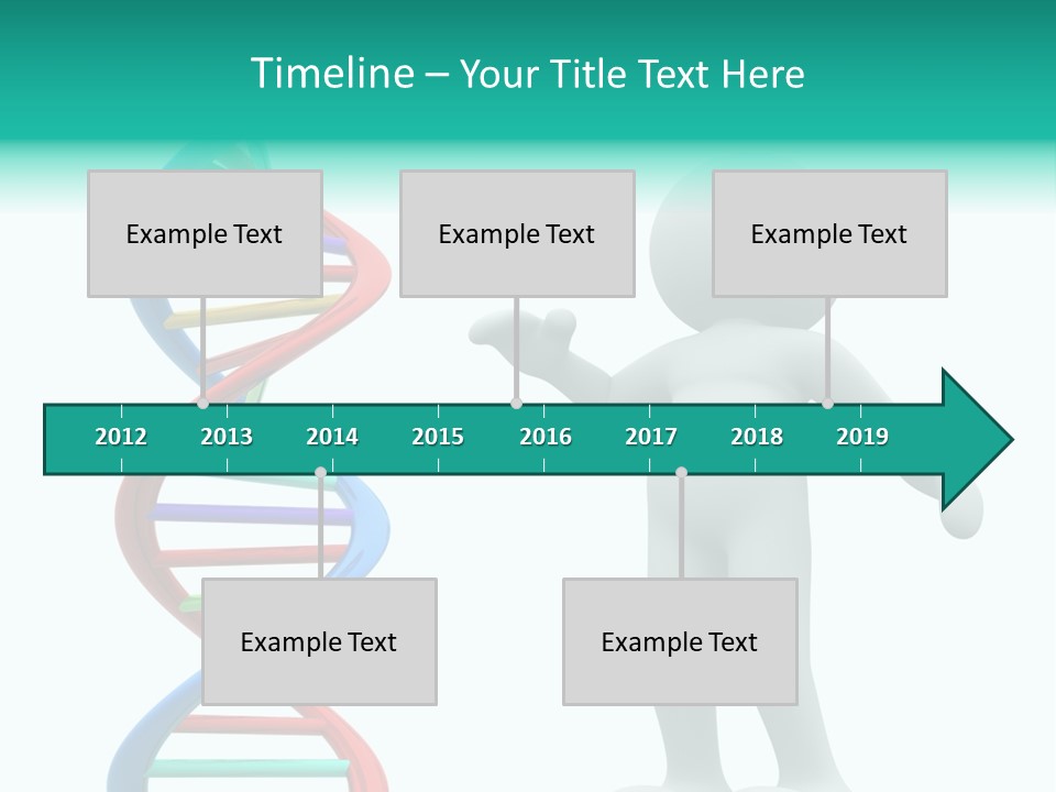 Blue Illustration Composite PowerPoint Template