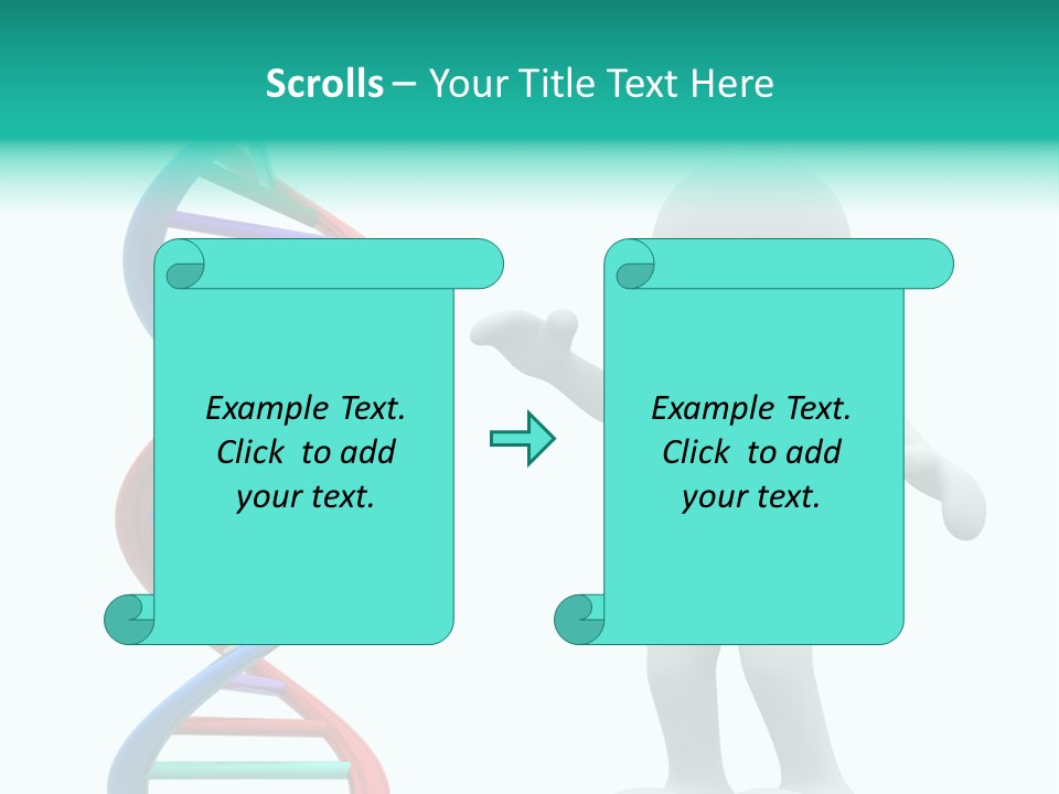 Blue Illustration Composite PowerPoint Template