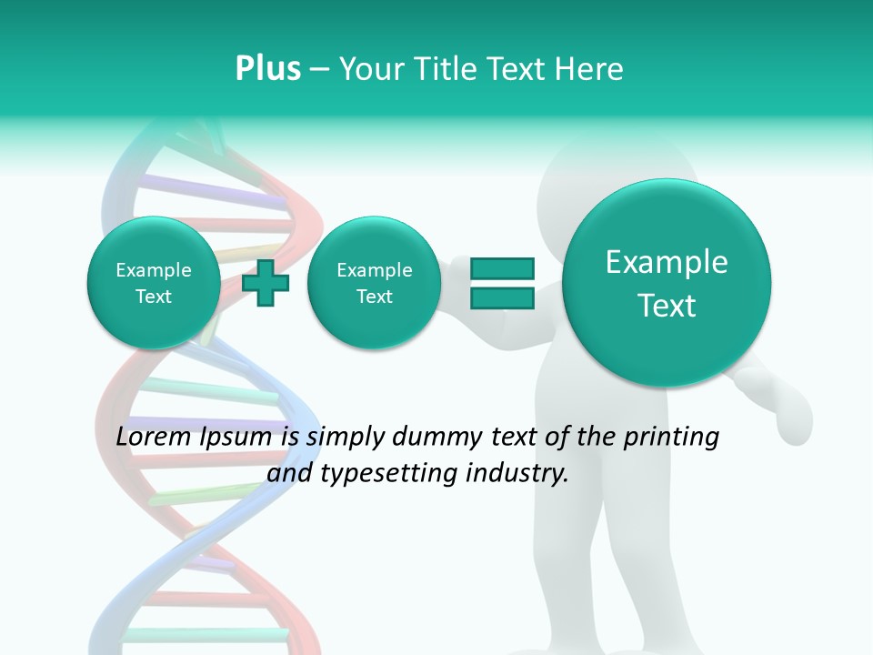 Blue Illustration Composite PowerPoint Template