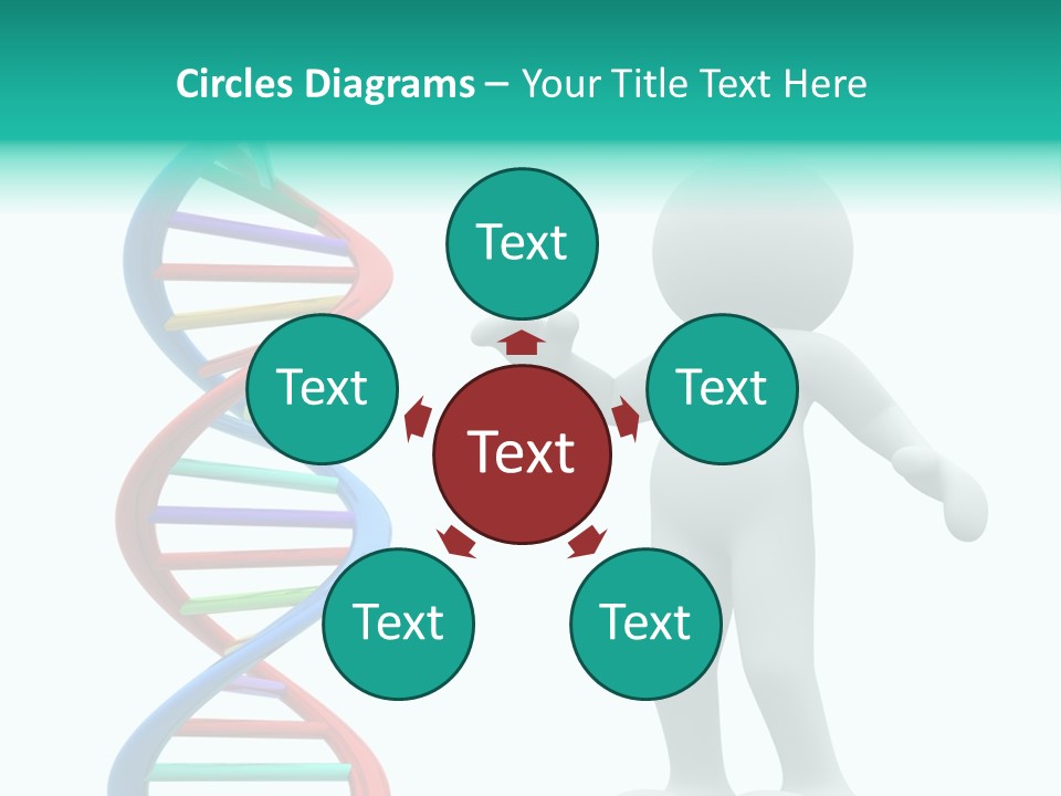 Blue Illustration Composite PowerPoint Template