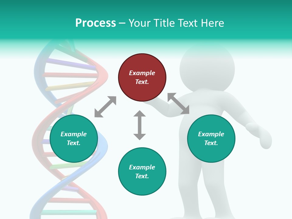 Blue Illustration Composite PowerPoint Template