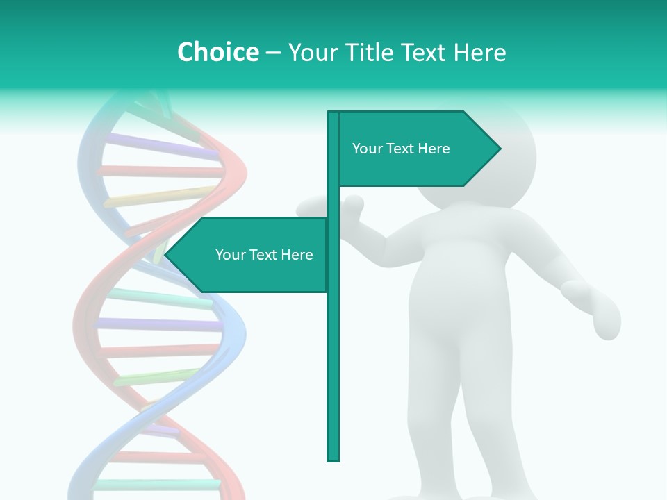 Blue Illustration Composite PowerPoint Template