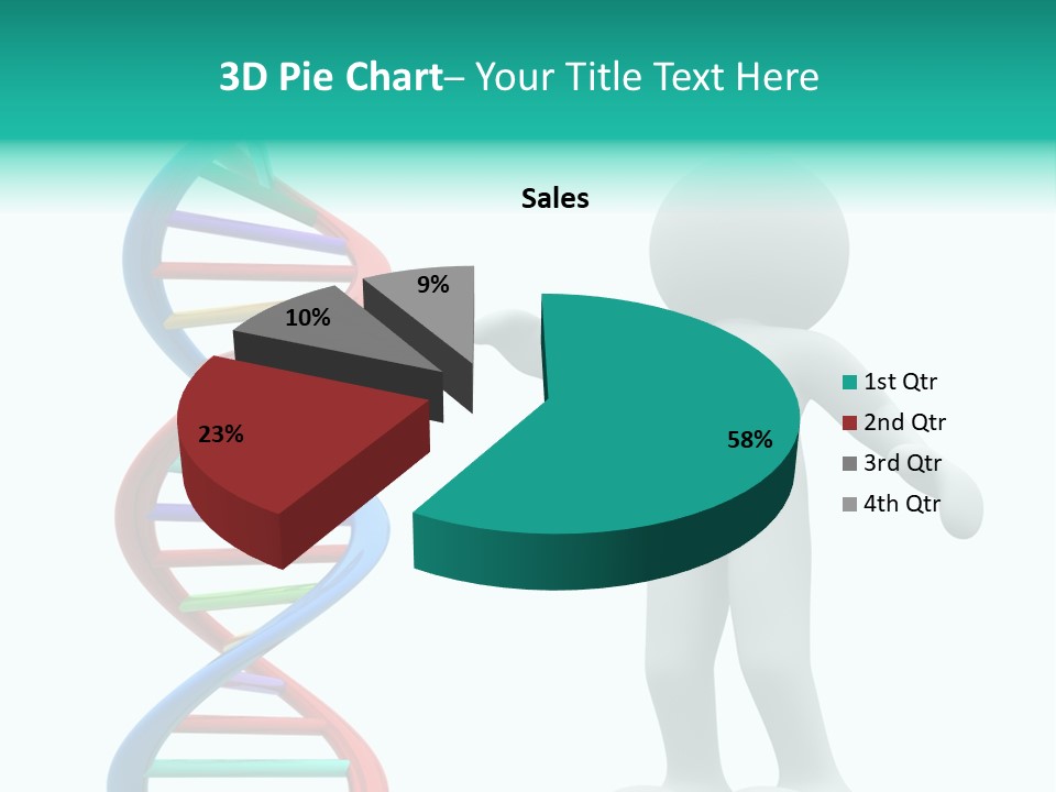 Blue Illustration Composite PowerPoint Template