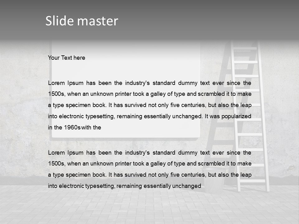 Bucket Commercial Descriptive PowerPoint Template