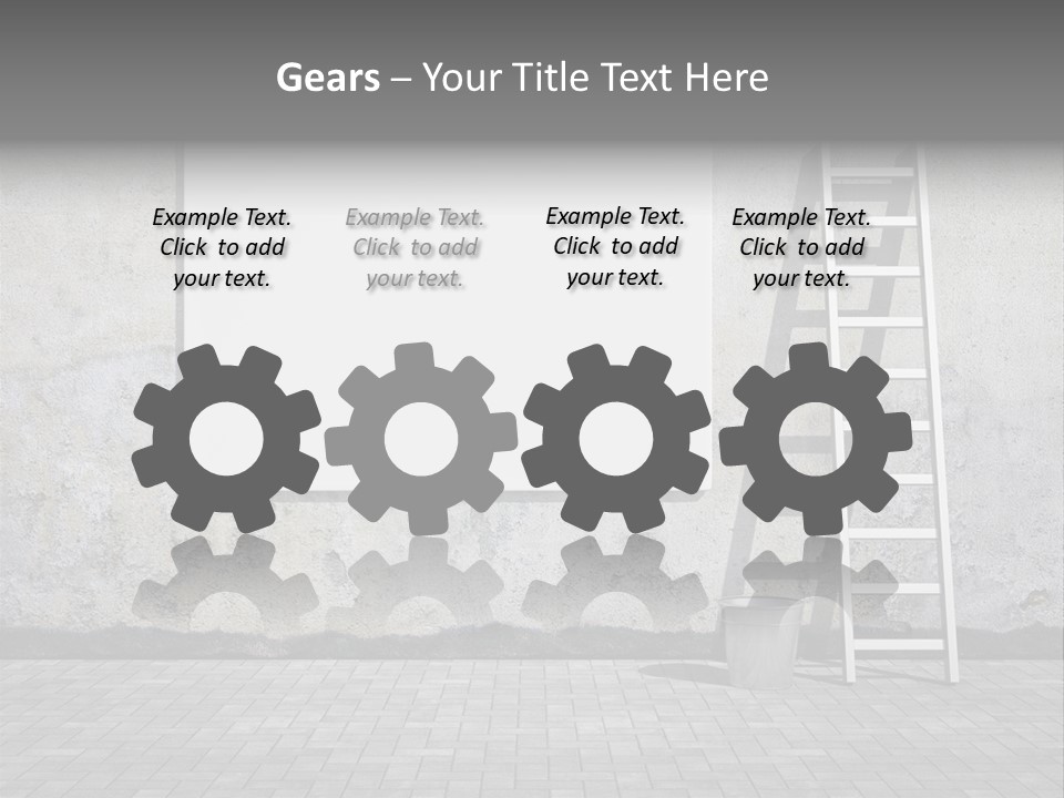 Bucket Commercial Descriptive PowerPoint Template