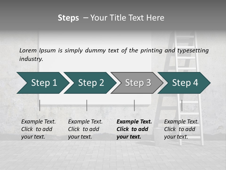 Bucket Commercial Descriptive PowerPoint Template