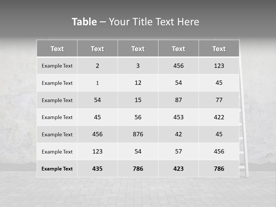Bucket Commercial Descriptive PowerPoint Template