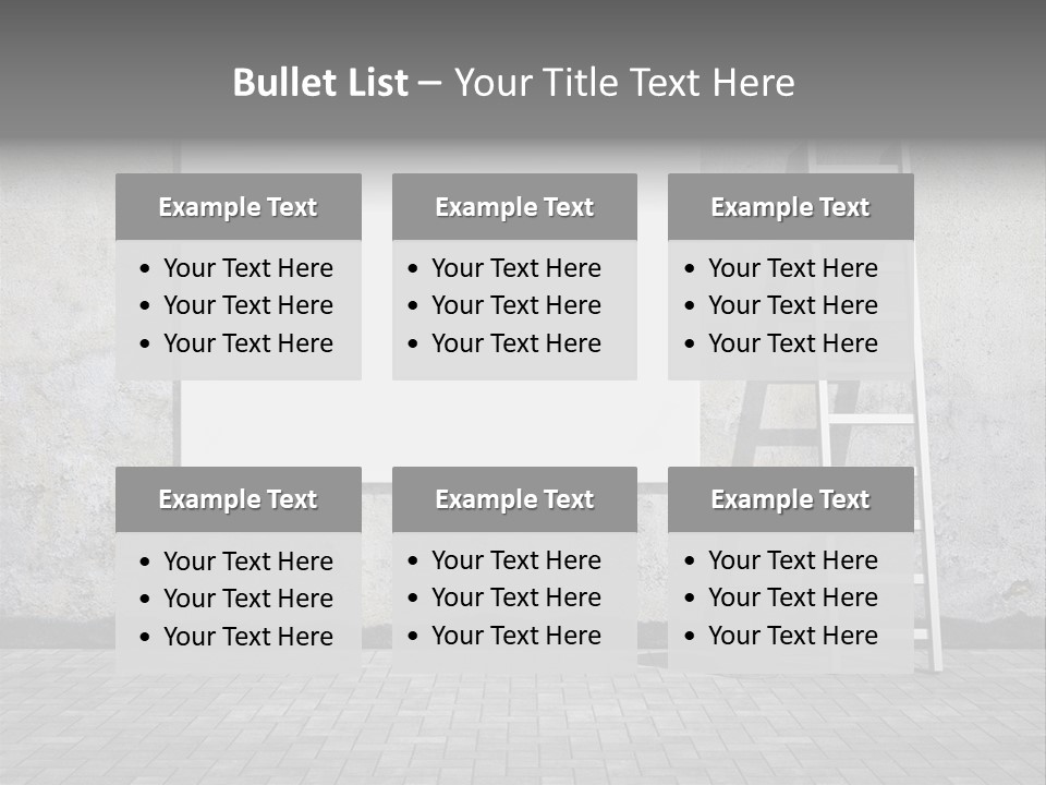 Bucket Commercial Descriptive PowerPoint Template