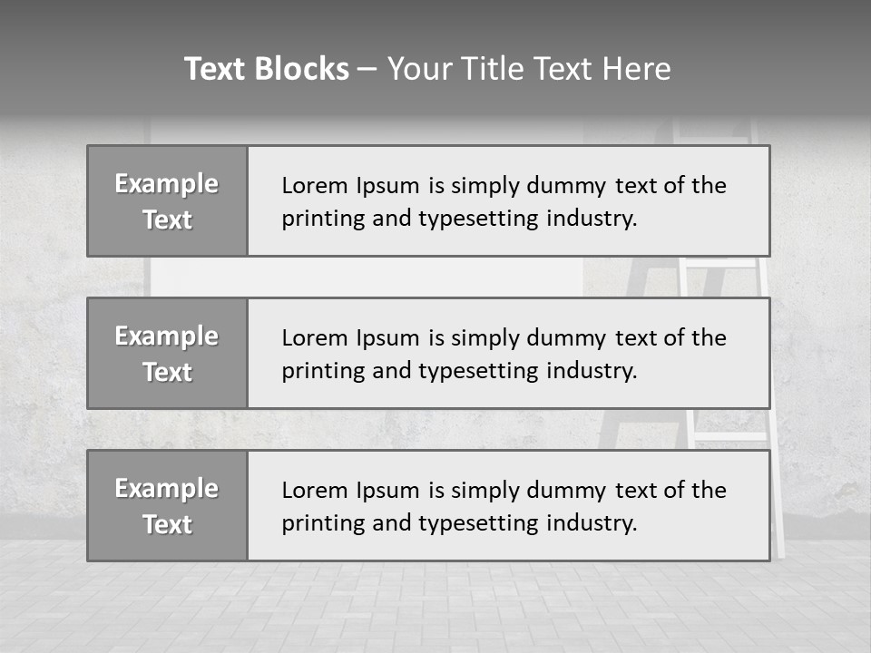 Bucket Commercial Descriptive PowerPoint Template