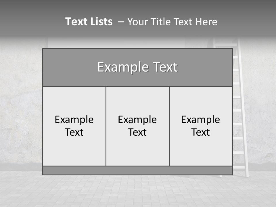 Bucket Commercial Descriptive PowerPoint Template