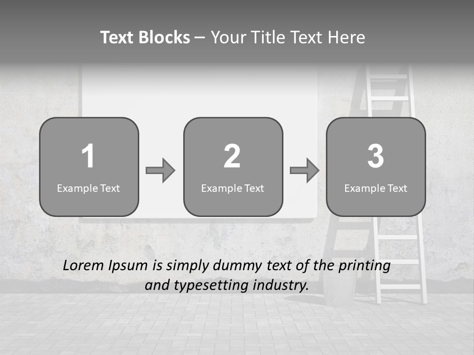 Bucket Commercial Descriptive PowerPoint Template
