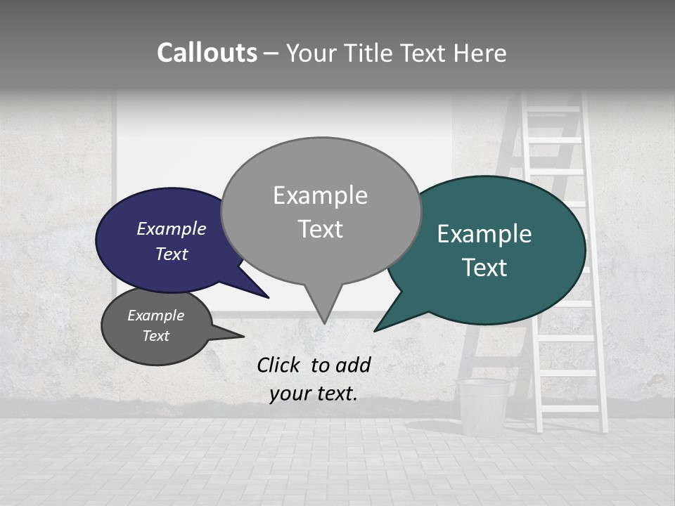 Bucket Commercial Descriptive PowerPoint Template