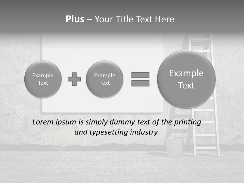 Bucket Commercial Descriptive PowerPoint Template