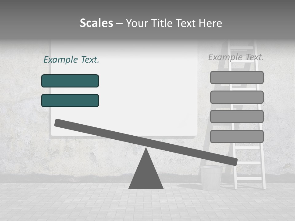 Bucket Commercial Descriptive PowerPoint Template