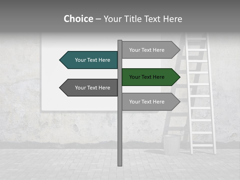 Bucket Commercial Descriptive PowerPoint Template