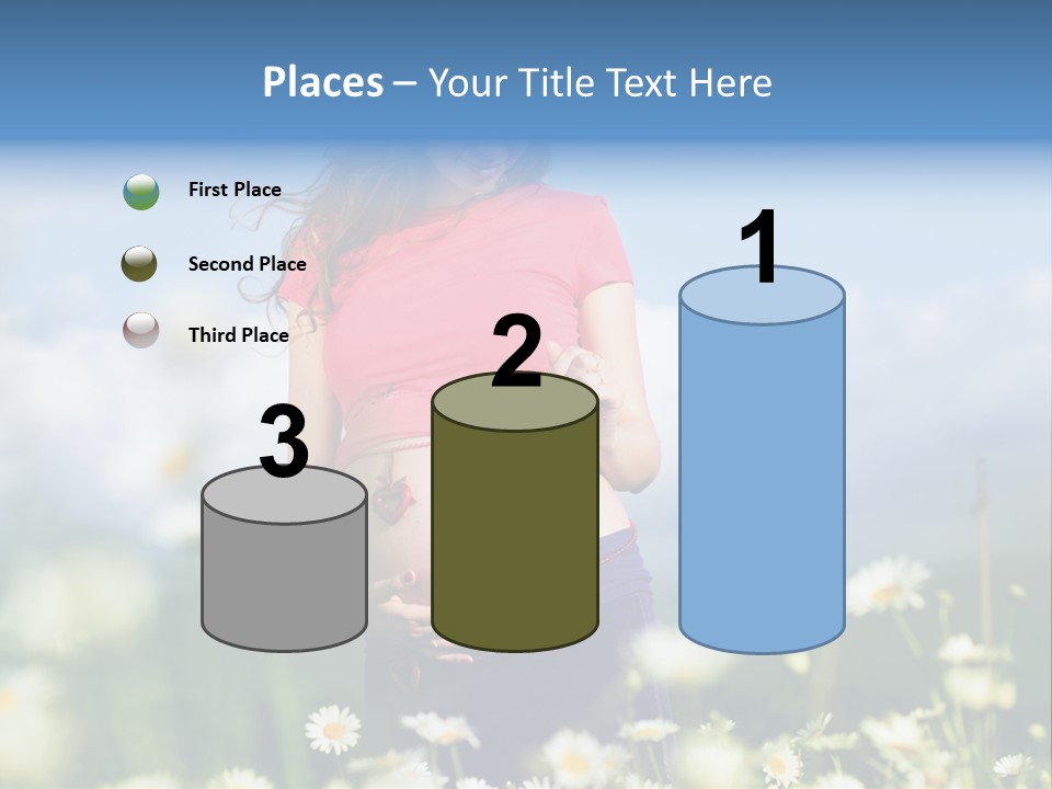 Female Healthy Lovely PowerPoint Template