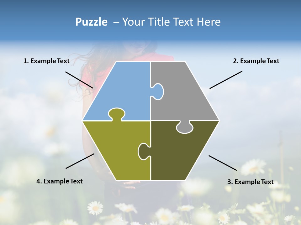 Female Healthy Lovely PowerPoint Template