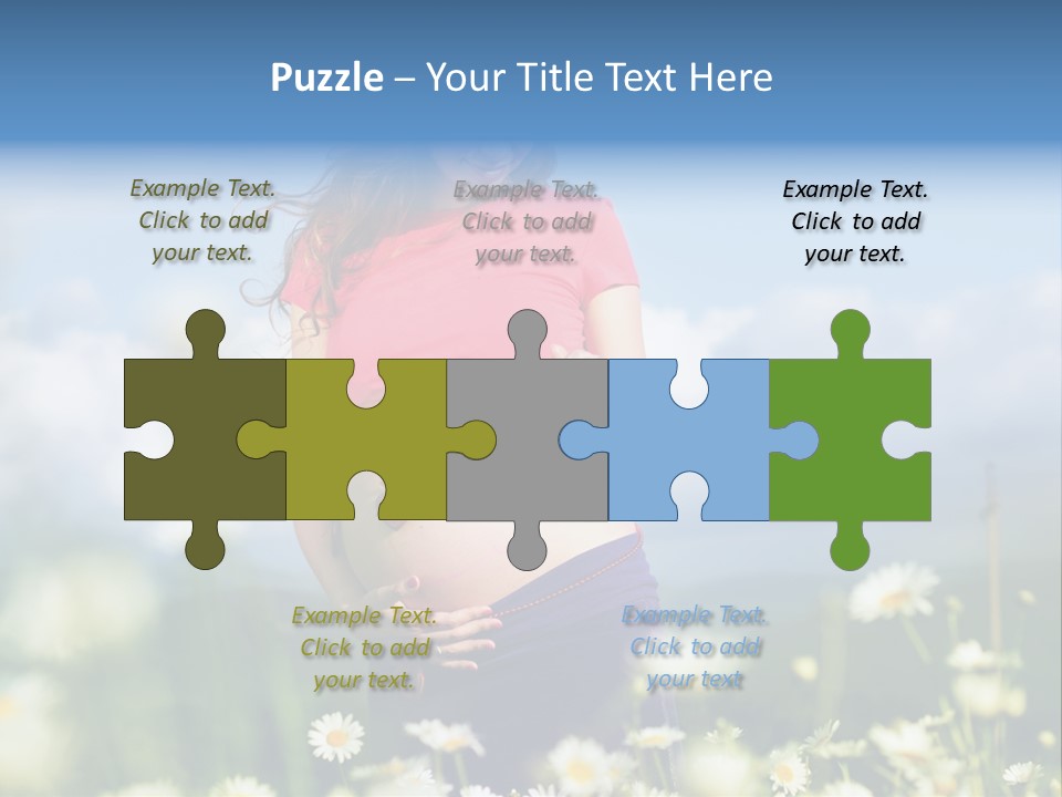 Female Healthy Lovely PowerPoint Template